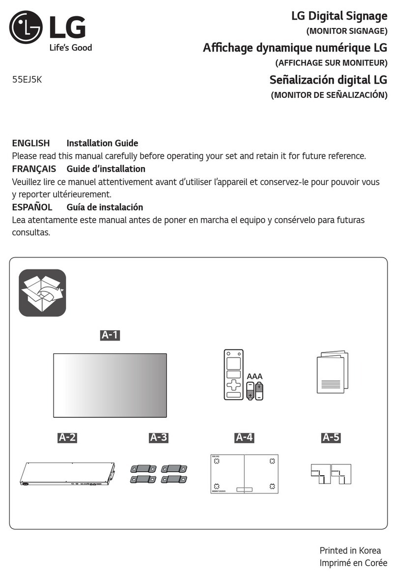 LG 55EJ5K installation guide