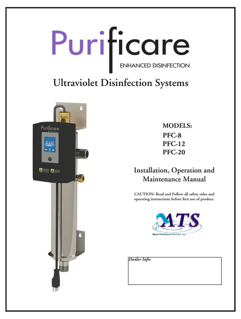 Purificare ATS Series Installation, operation and maintenance manual