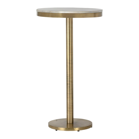 Union Home SHAY PUB TABLE DIN00115 Assembly instructions