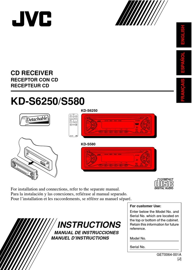 JVC KD-S6250 User manual