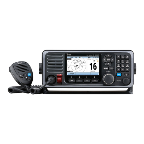 Icom IC-M605E instruction manual