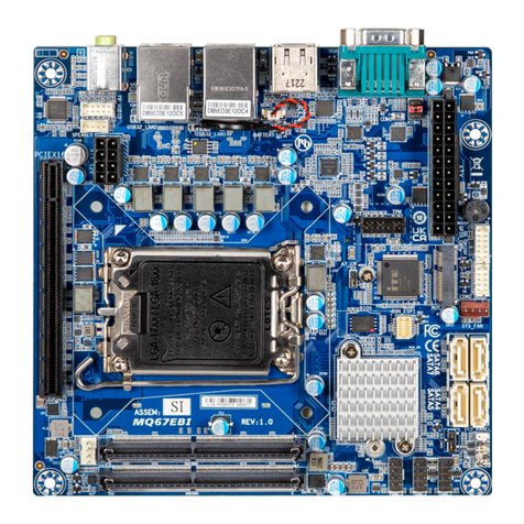 GIGAIPC mITX-Q67EB User manual