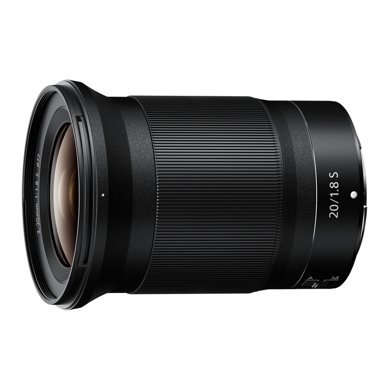 Nikon NIKKOR Z 20mm f/1.8 S User manual