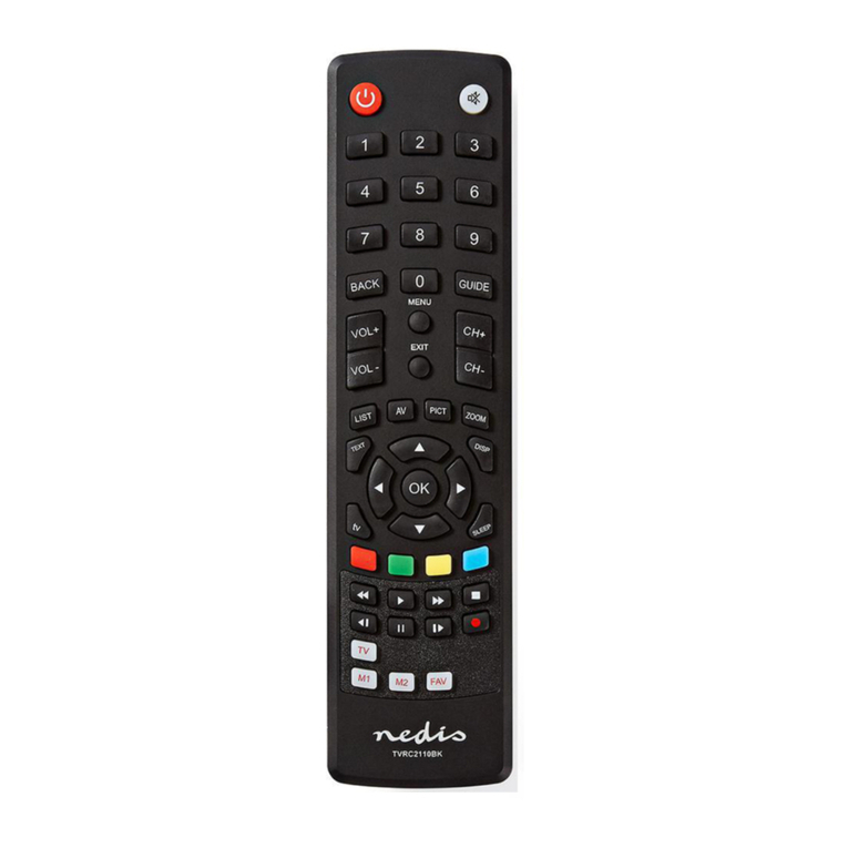 nedis TVRC2110BK quick start guide