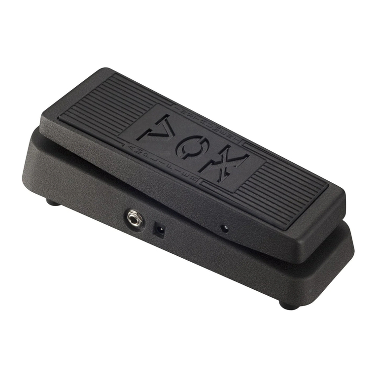 Vox V847 User manual