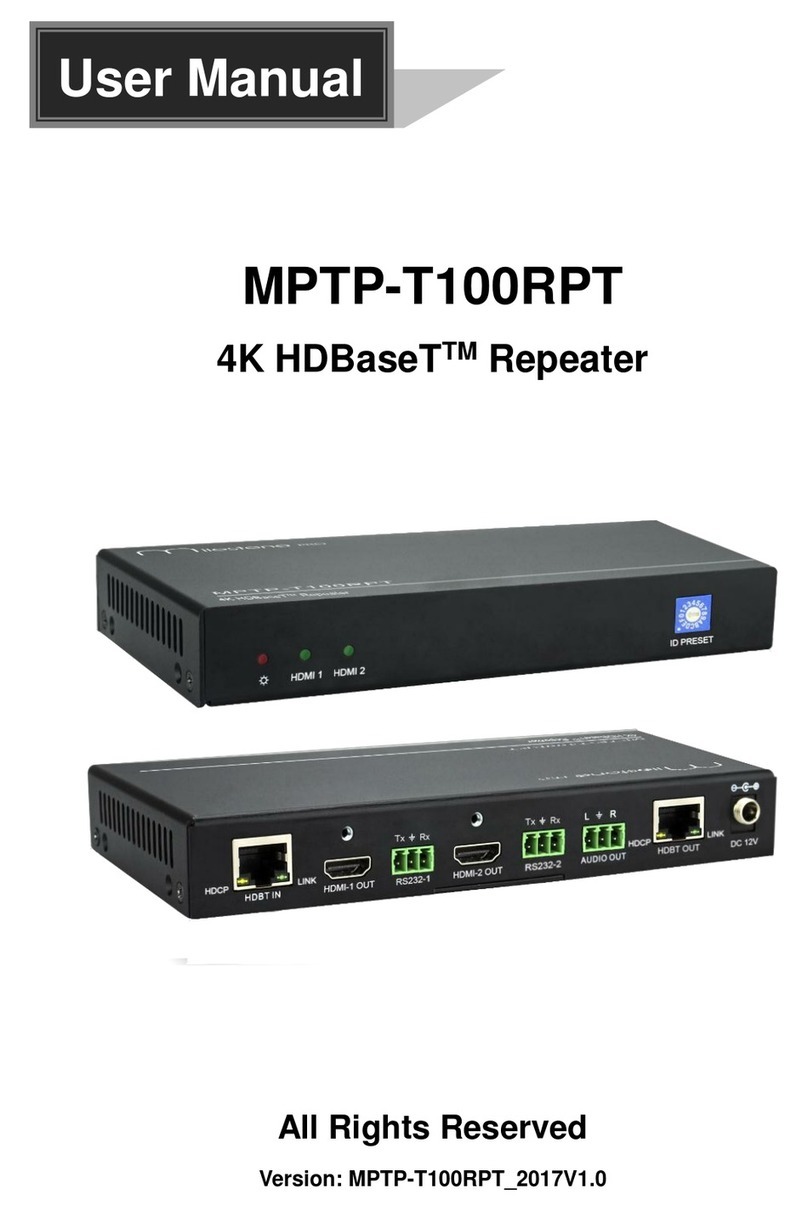 Milestone pro MPTP-T100RPT user manual