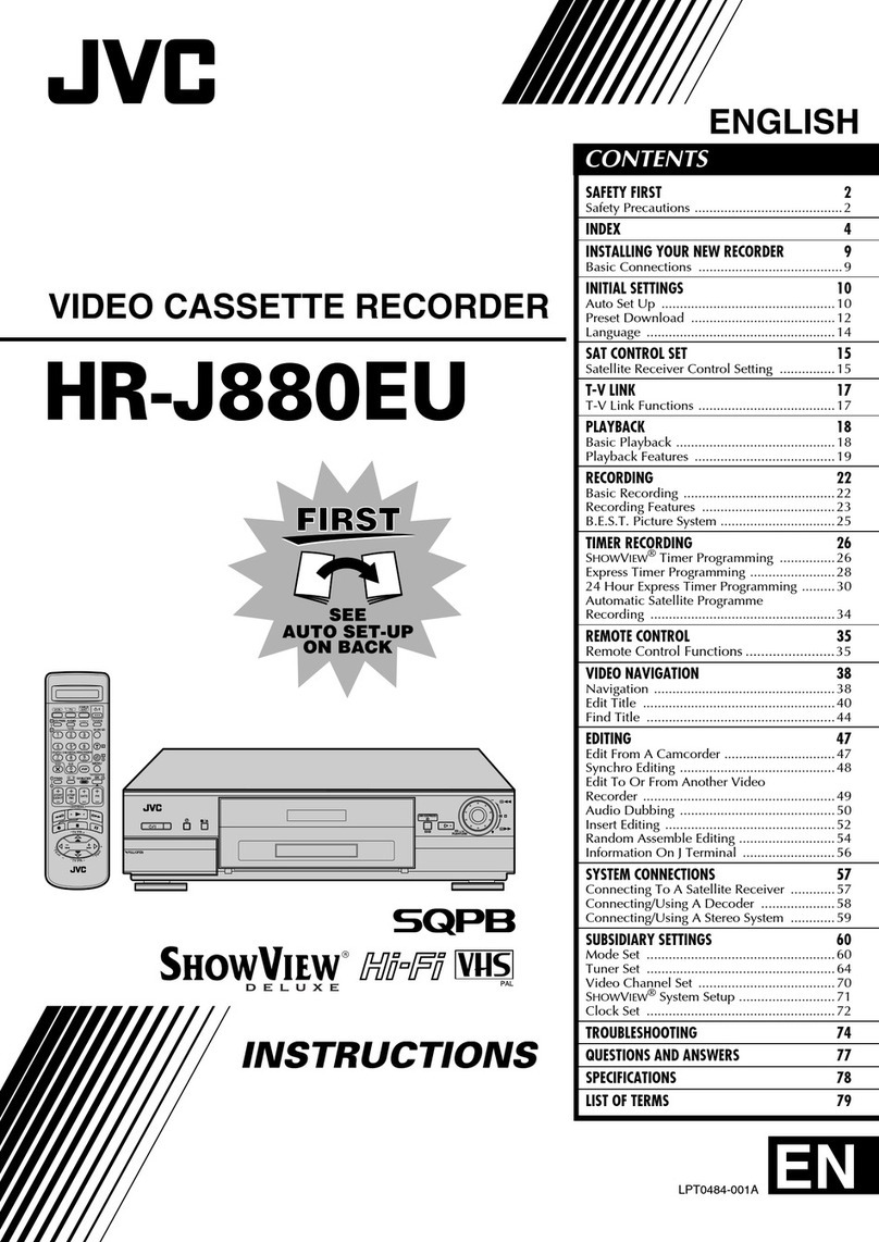 JVC HR-J880EK User manual
