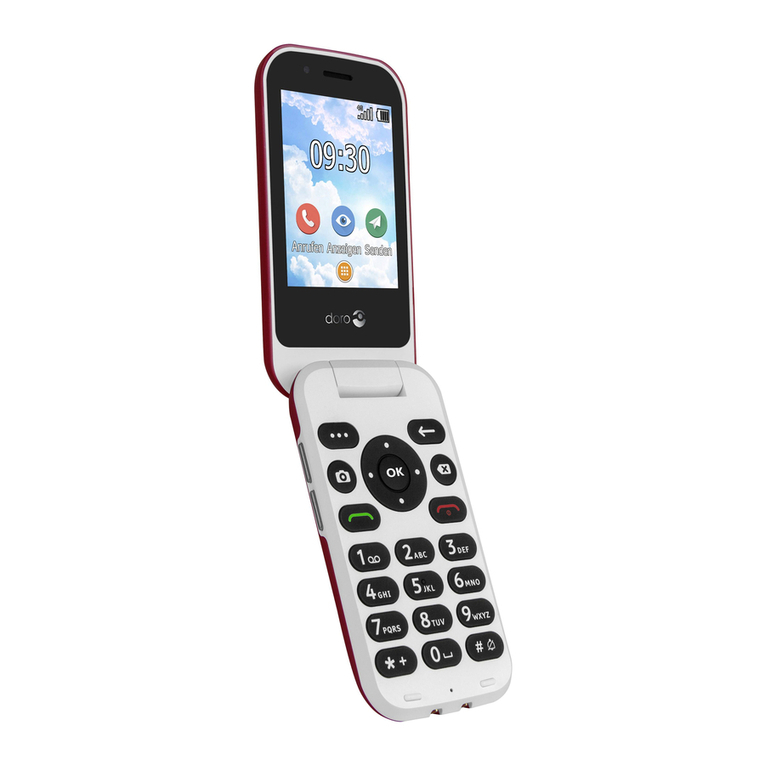 Doro 7030 quick start guide