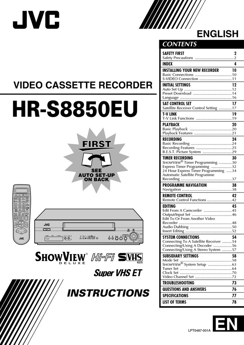 JVC HR-S7860EK User manual