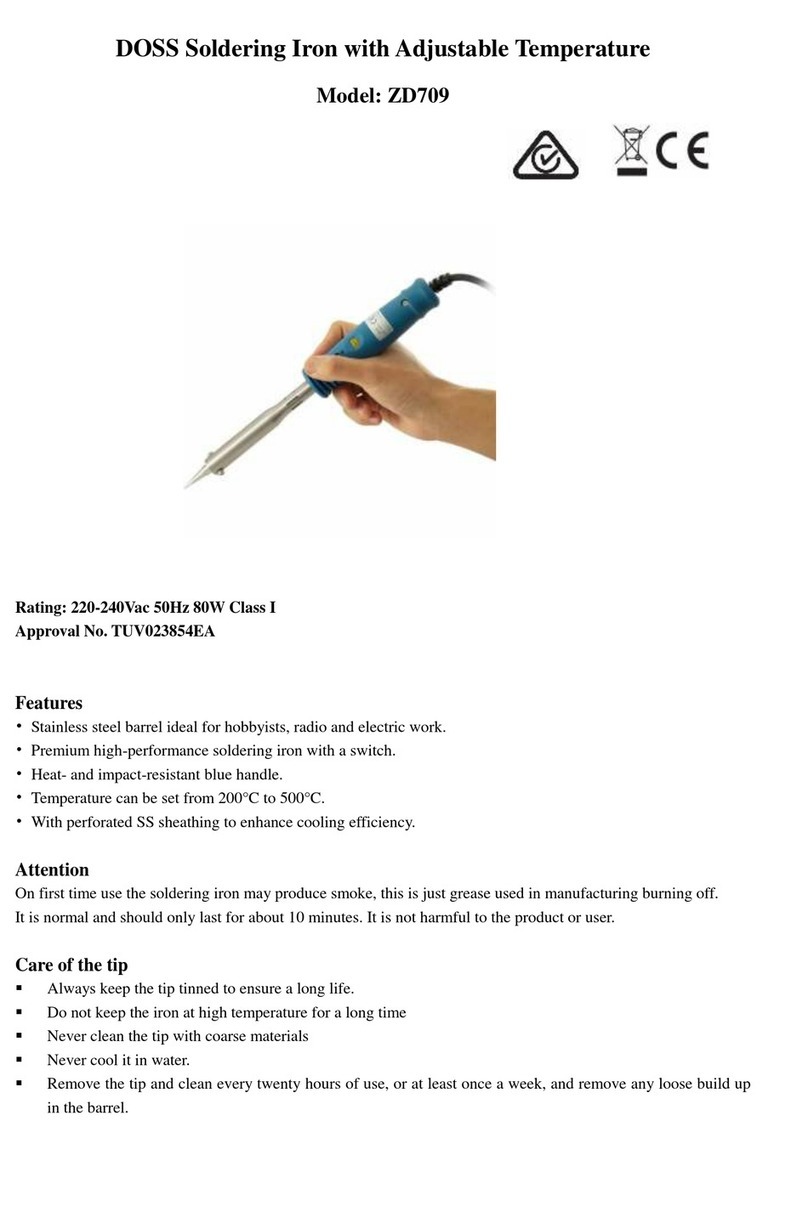 Doss ZD709 User manual