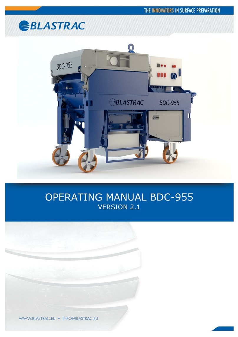 Blastrac BDC-955 User manual