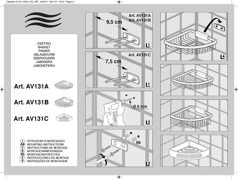 INDA AV131A Mounting instructions
