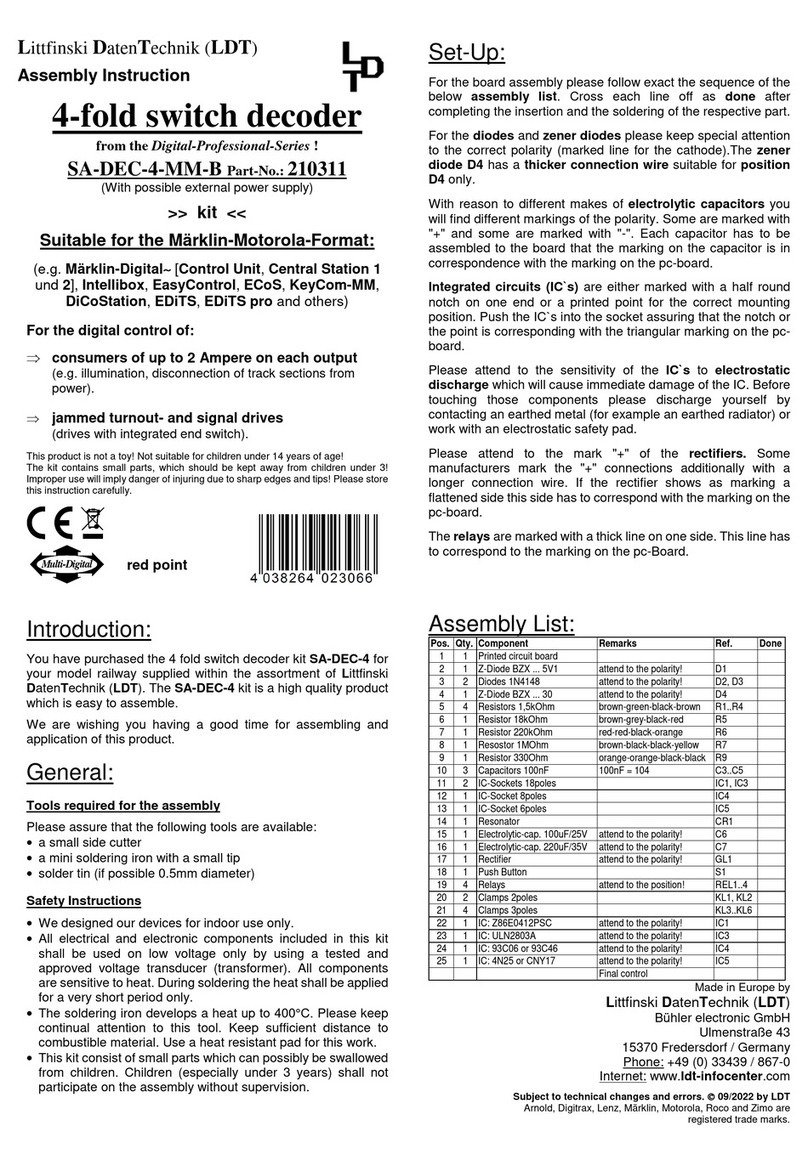 Littfinski Daten Technik SA-DEC-4-MM-B User manual