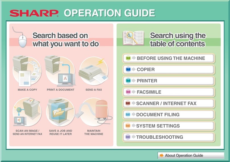 Sharp DX-2500N User manual