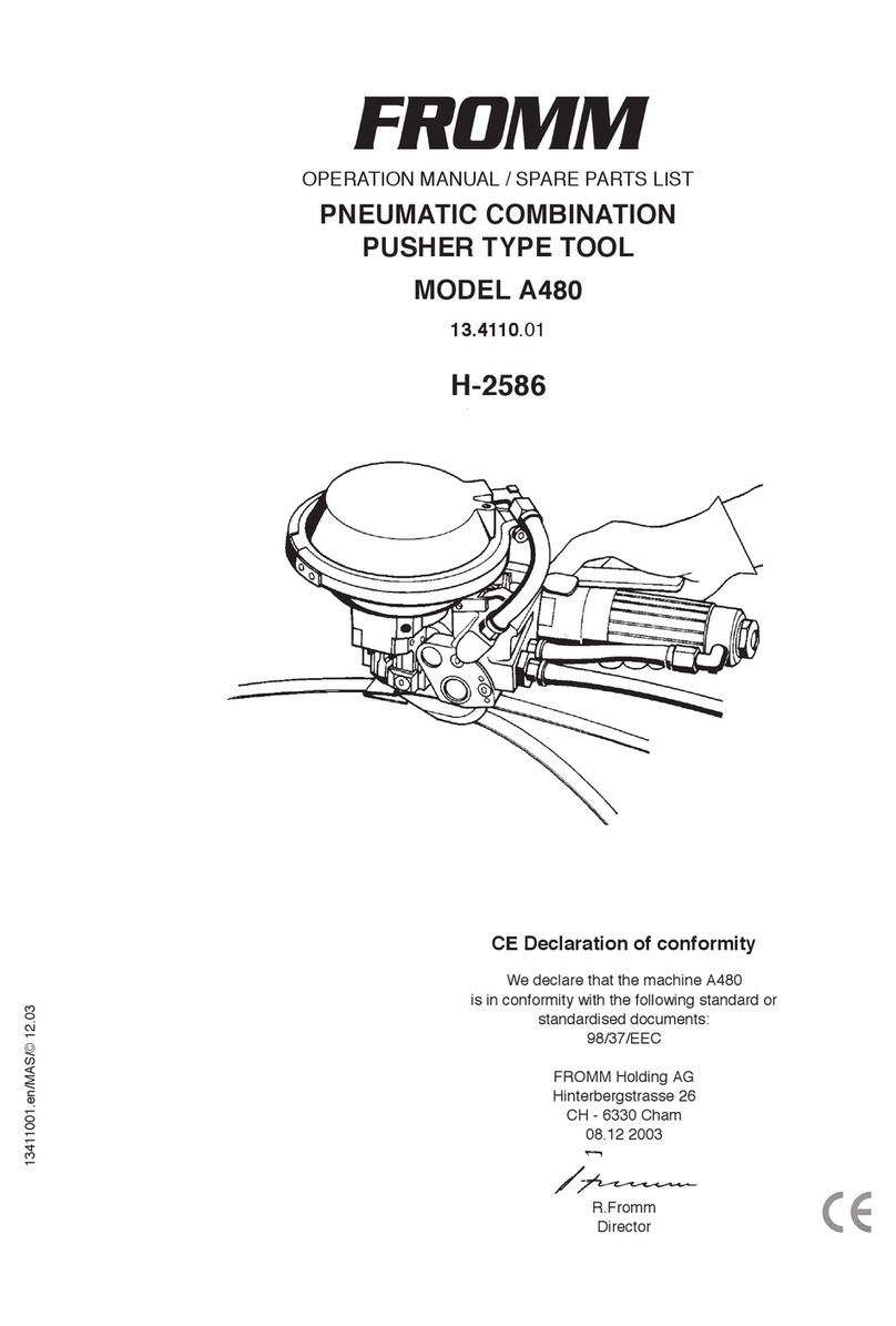 Fromm H-2586 User manual