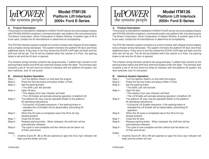 InPOWER ITM126 quick start guide