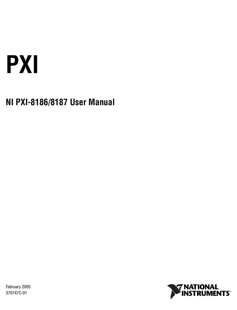 National Instruments PXI-8187 User manual National Instruments PXI-8187 User manual