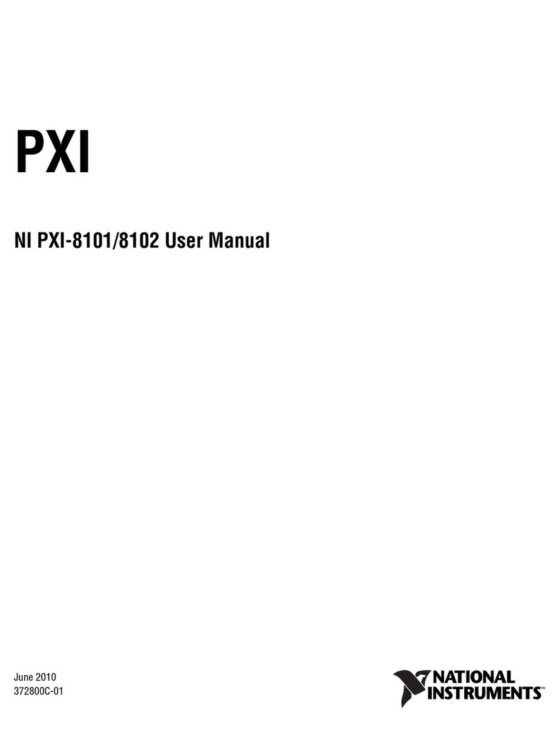 National Instruments PXI-8101 User manual National Instruments PXI-8101 User manual