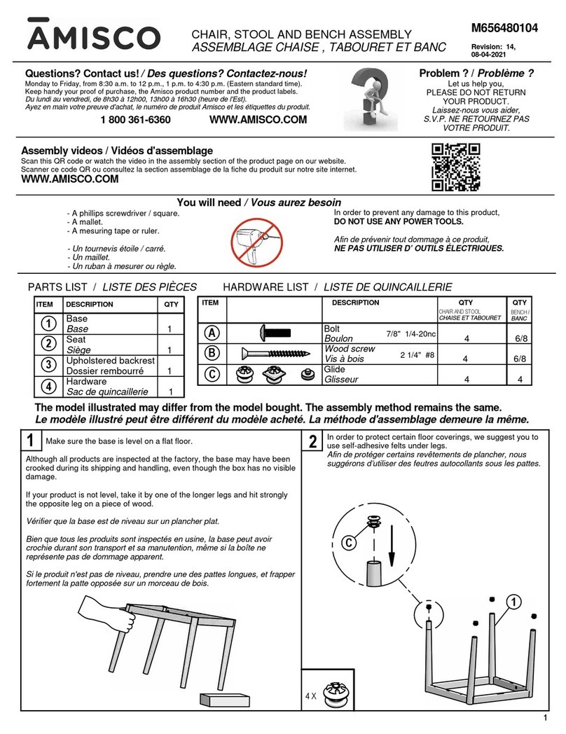Amisco Pablo 35304/25KZ User manual