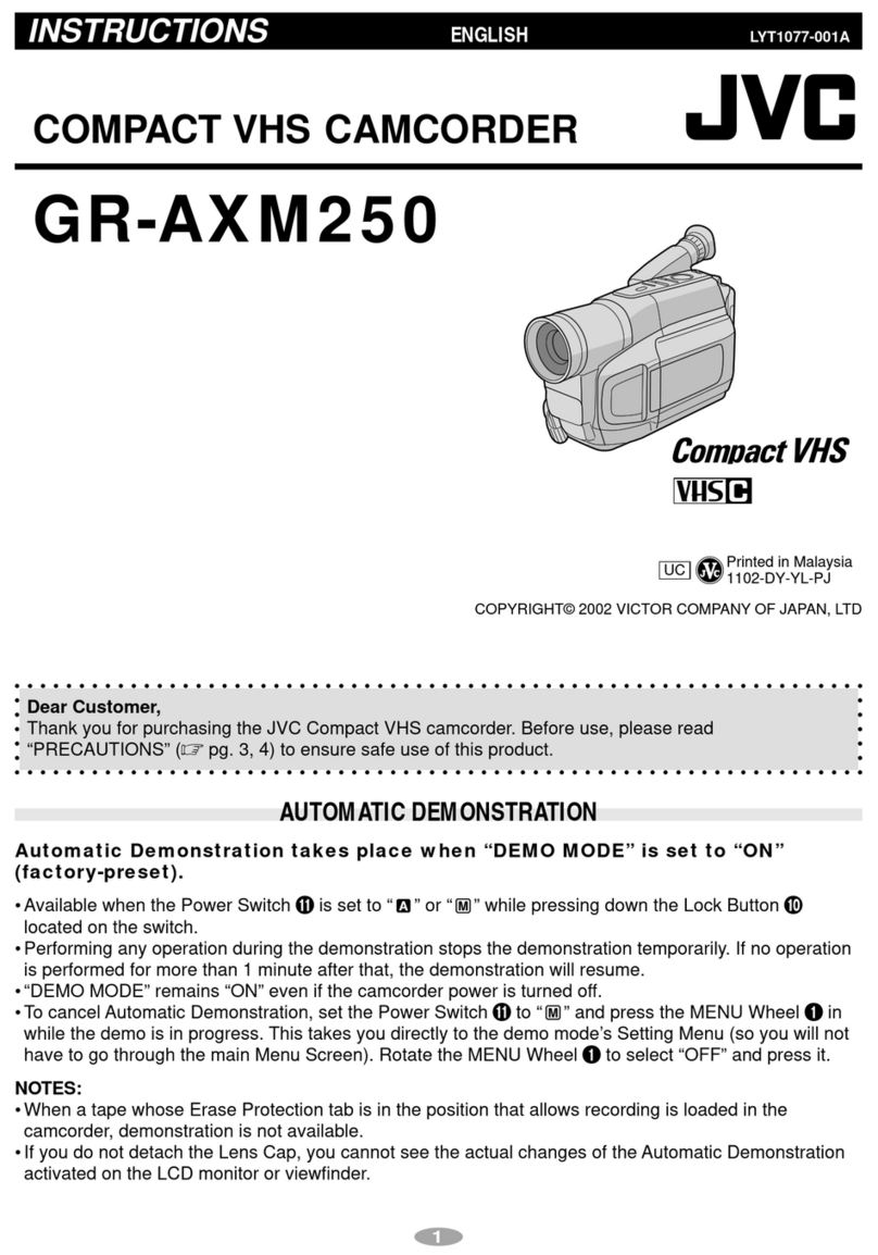JVC GR-AXM151US User manual