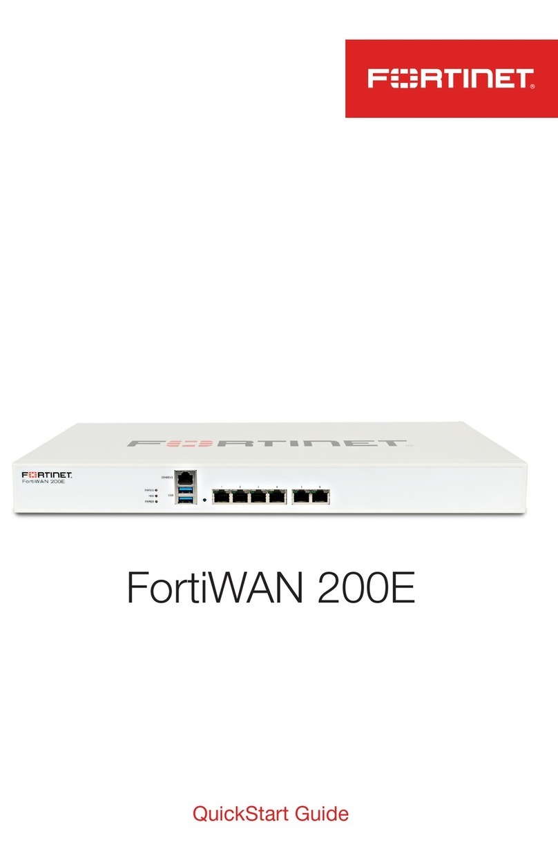 Fortinet FortiWAN 200E User manual