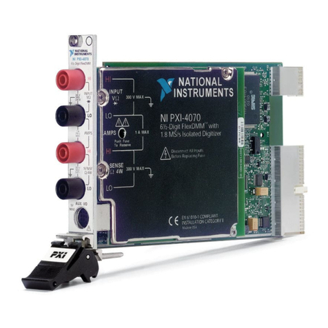 National Instruments NI PXI-4070 manual