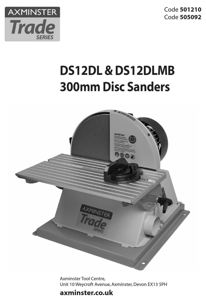 Axminster Trade DS12DL quick start guide