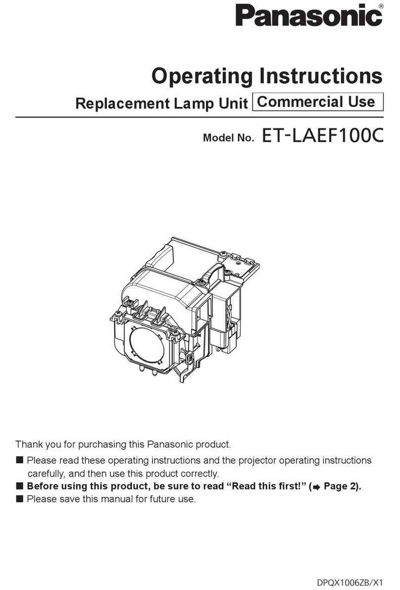 Panasonic ET-LAEF100C User manual Panasonic ET-LAEF100C User manual