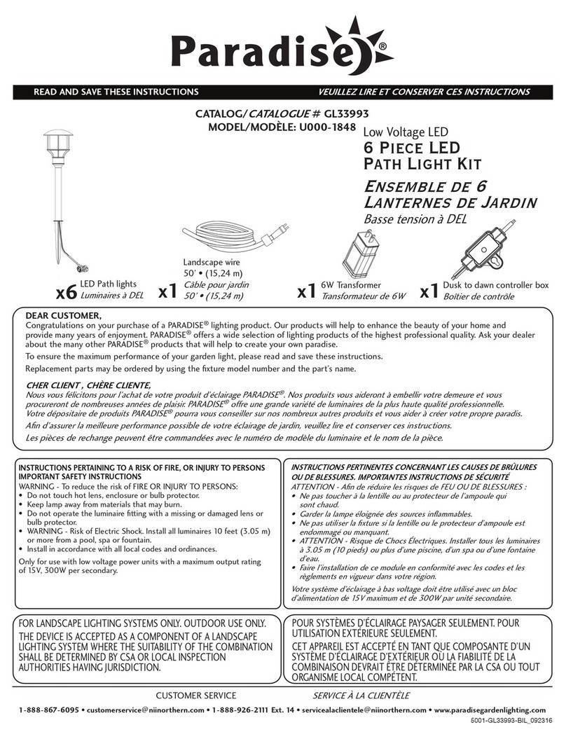 Paradise Datacom U000-1848 User manual