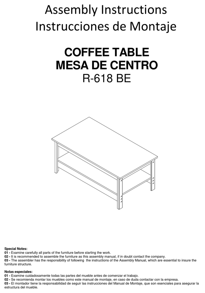 Bertolini R-618 BE Assembly instructions Bertolini R-618 BE Assembly instructions