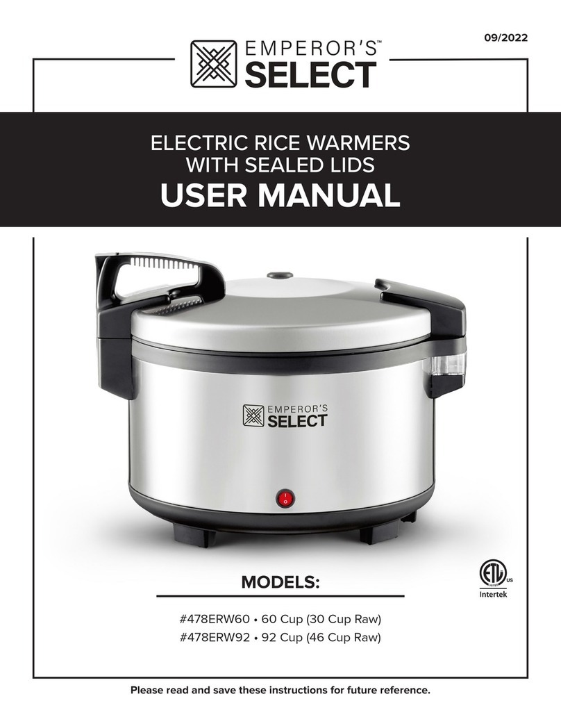 EMPEROR'S SELECT 478ERW60 user manual