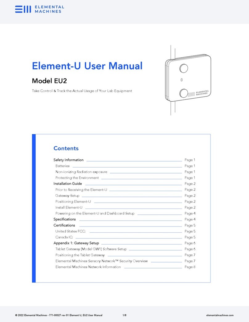 Elemental Machines Element-U EU2 user manual