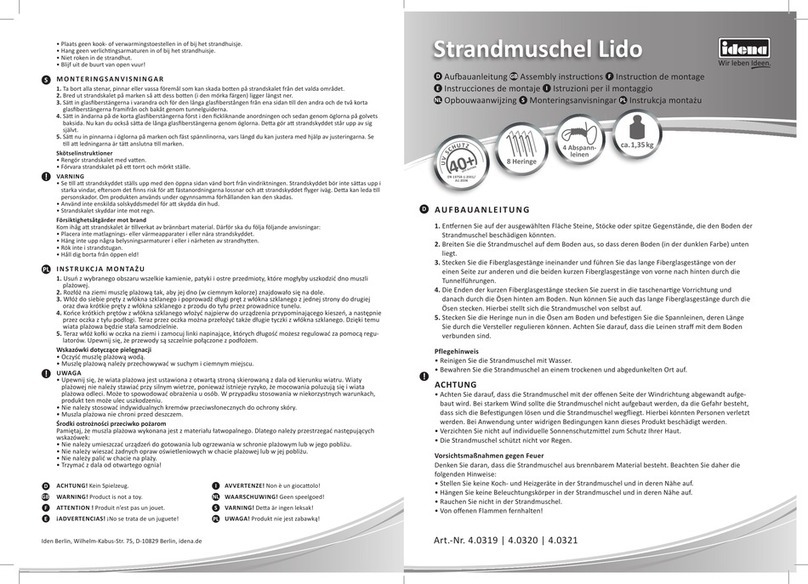 Idena 4.0319 Assembly instructions