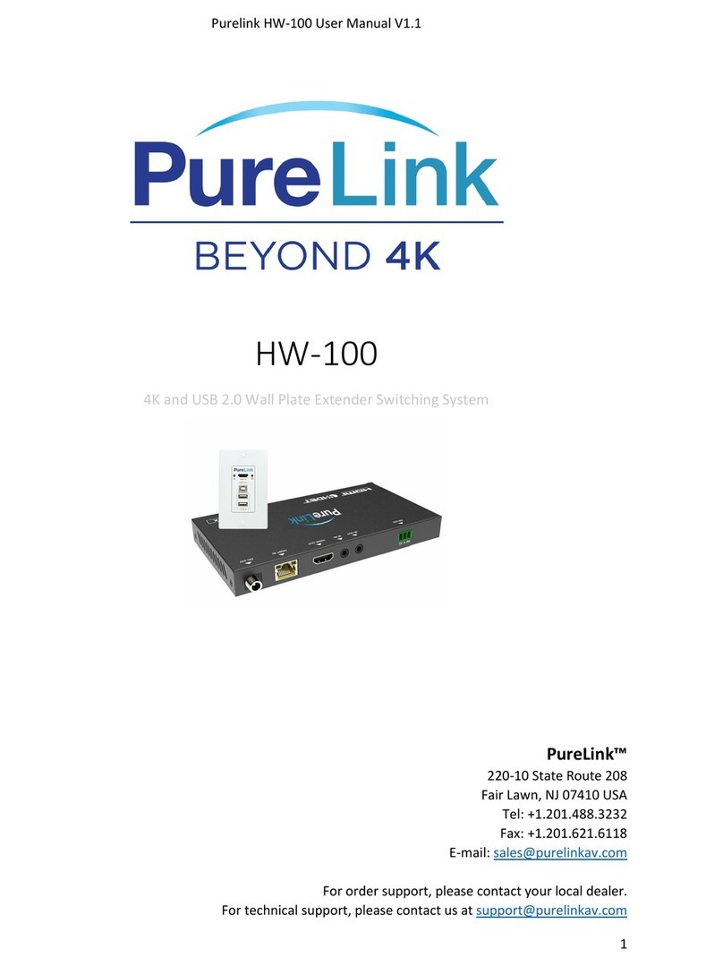 PureLink HW-100 User manual