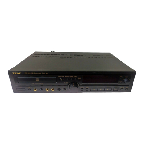 Teac RW-800 owner's manual