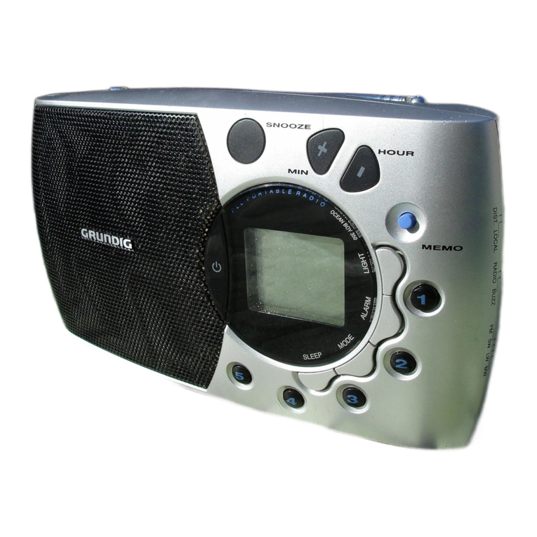 Grundig OCEAN BOY 350 User manual