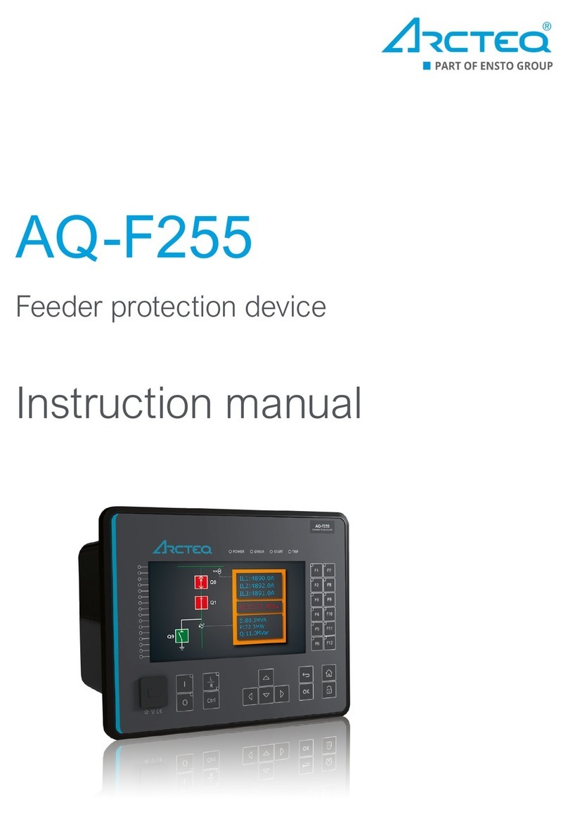 Arcteq AQ-F255 User manual