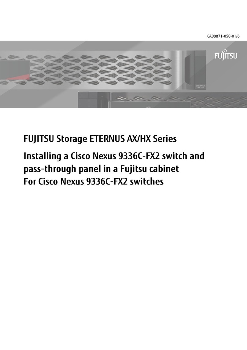 Fujitsu ETERNUS AX Series Installing