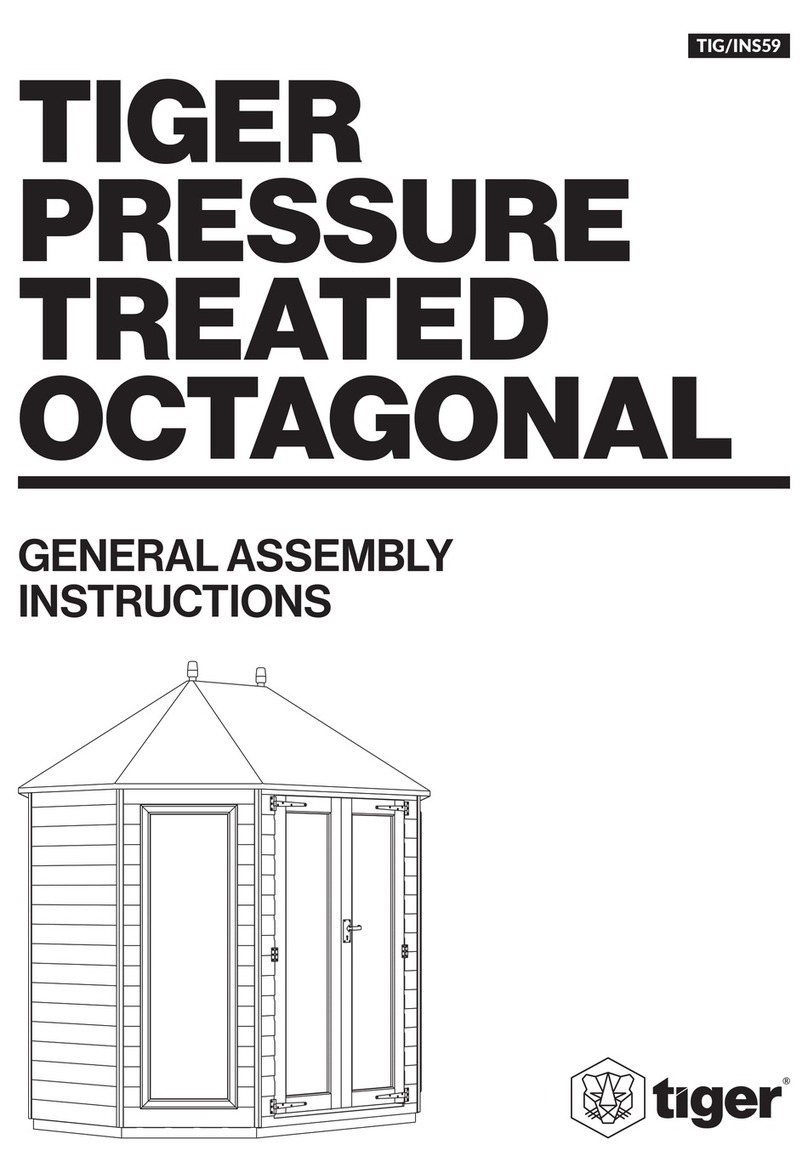 Tiger PRESSURE TREATED OCTAGONAL Configuration guide Tiger PRESSURE TREATED OCTAGONAL Configuration guide