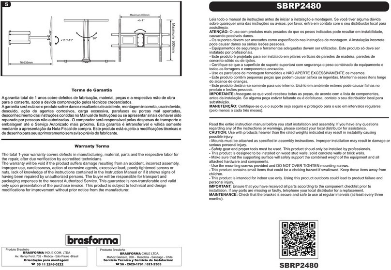 Brasforma SBRP2480 manual