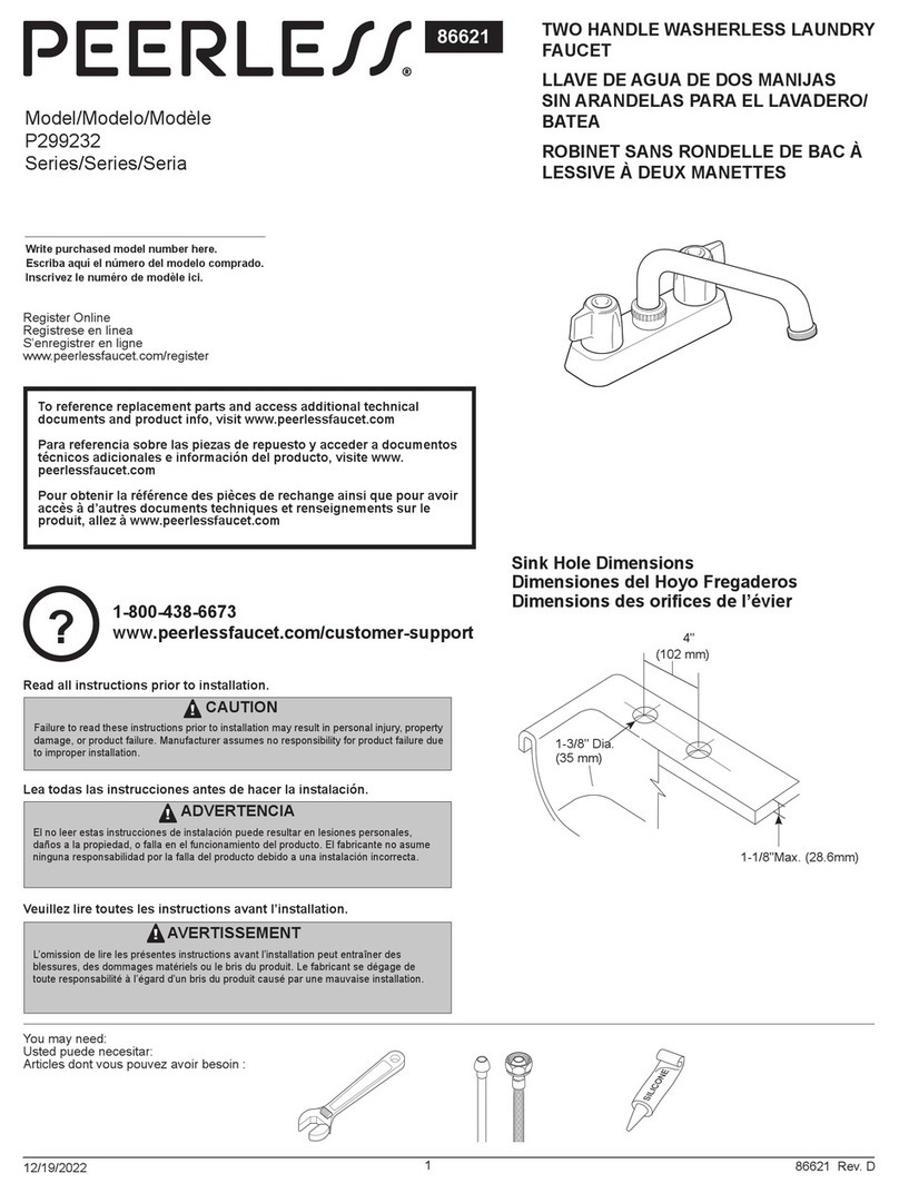 PEERLESS P299232 Series User manual