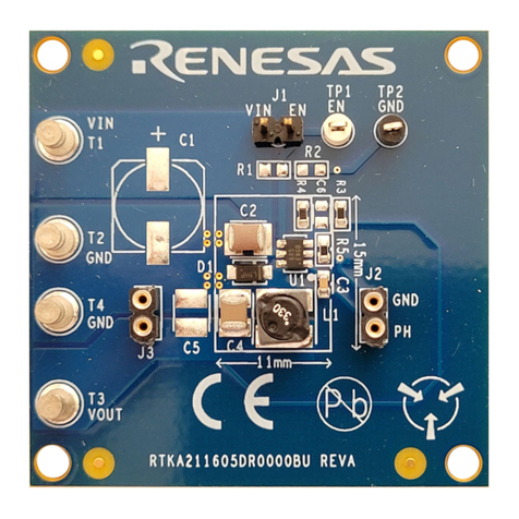 Renesas RTKA211605DR0000BU User manual Renesas RTKA211605DR0000BU User manual