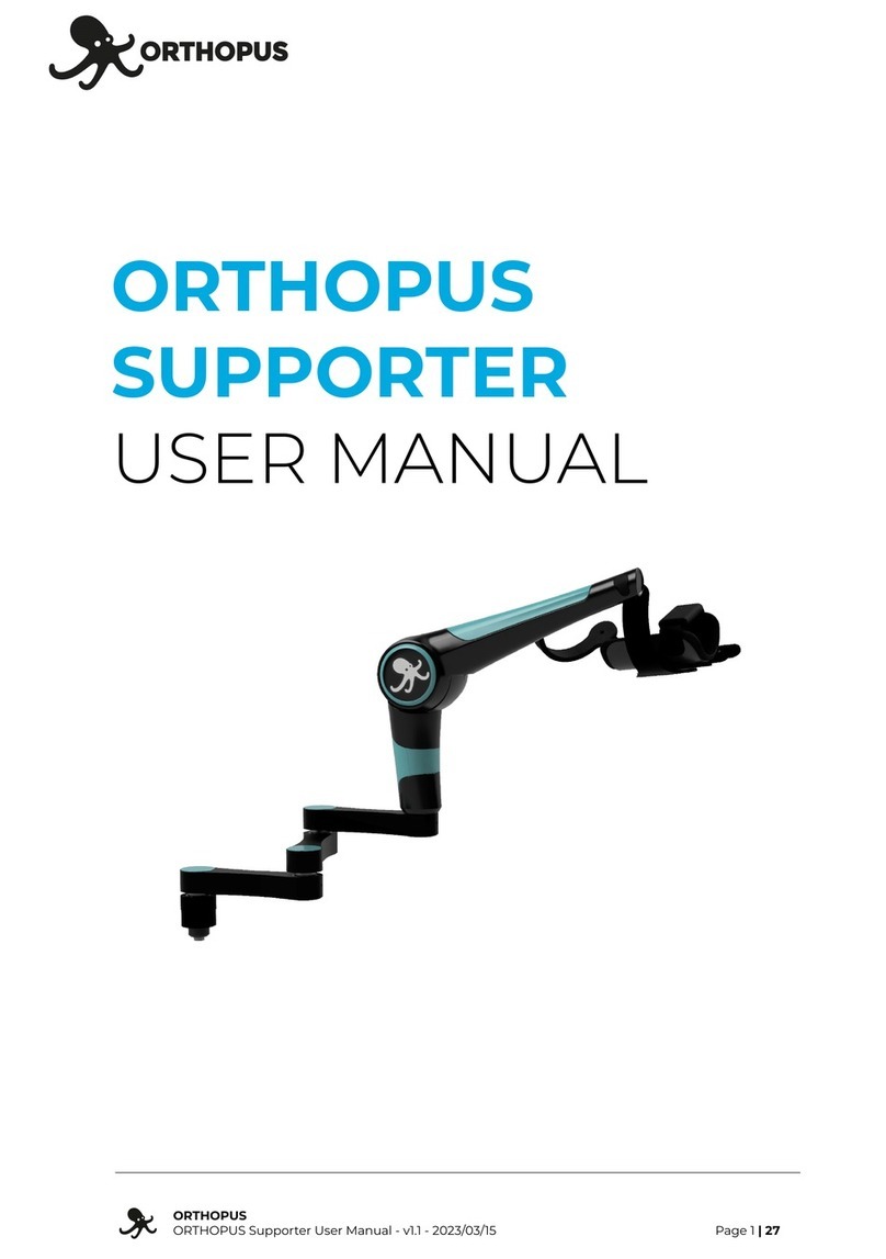 ORTHOPUS SUPPORTER user manual