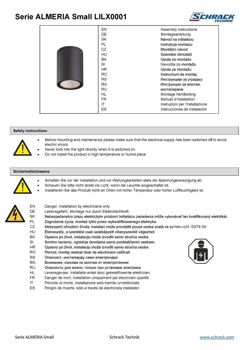 Schrack Technik ALMERIA Small LILX0001 User manual Schrack Technik ALMERIA Small LILX0001 User manual