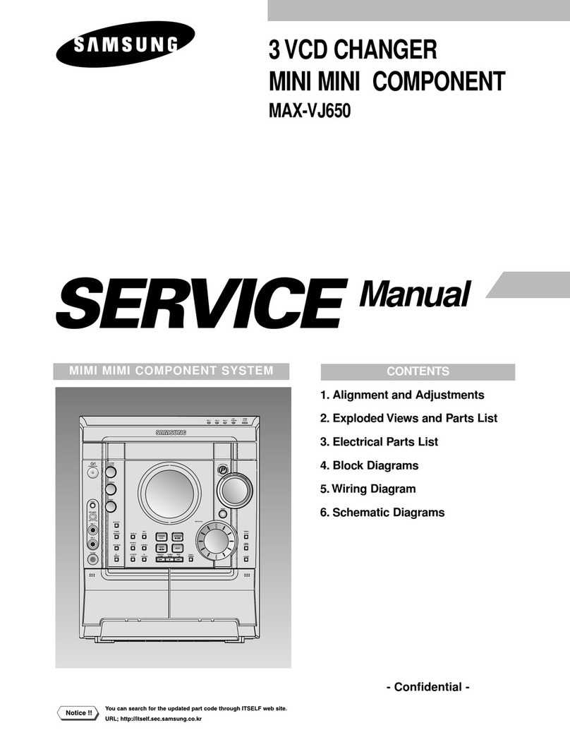 Samsung MAX-VJ650 Service manual