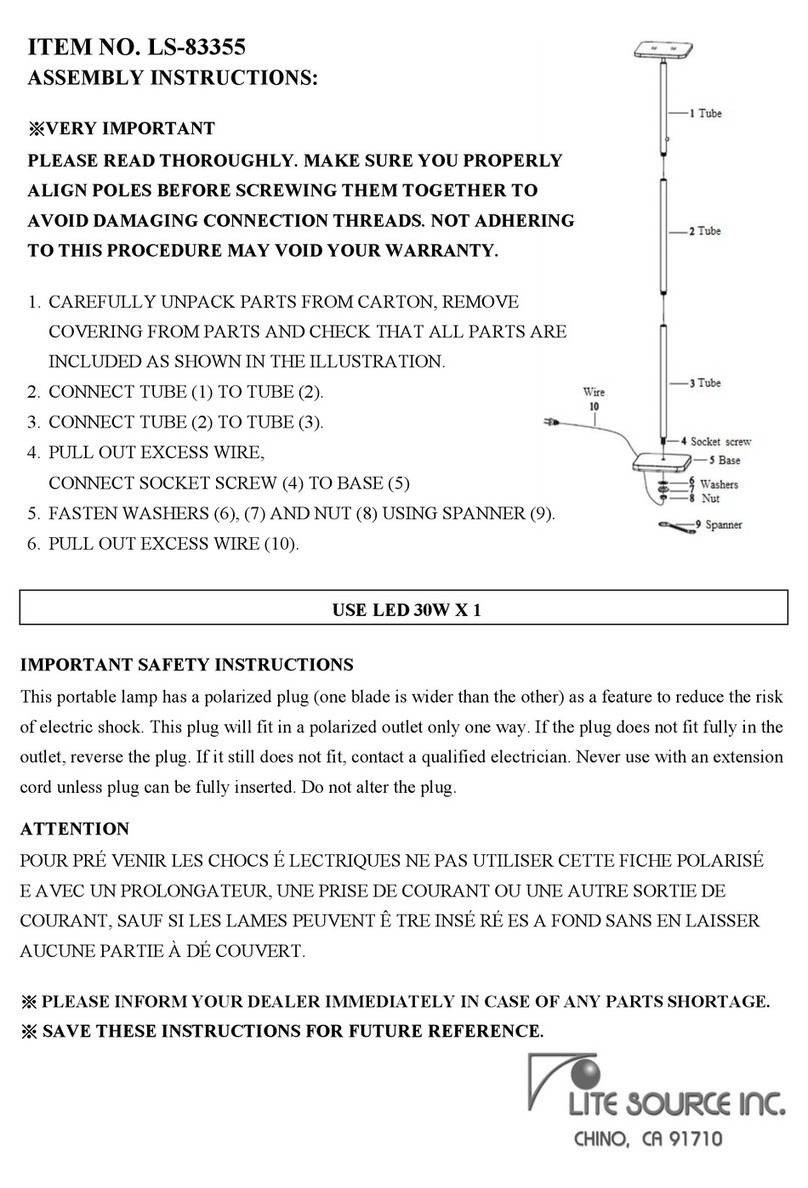 Lite Source LS-83355 User manual
