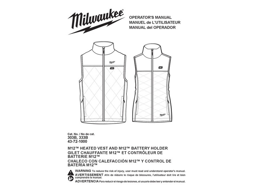 Milwaukee M12 303B Operator's manual