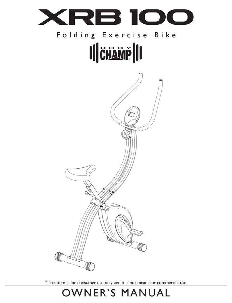 Body Champ XRB 100 owner's manual