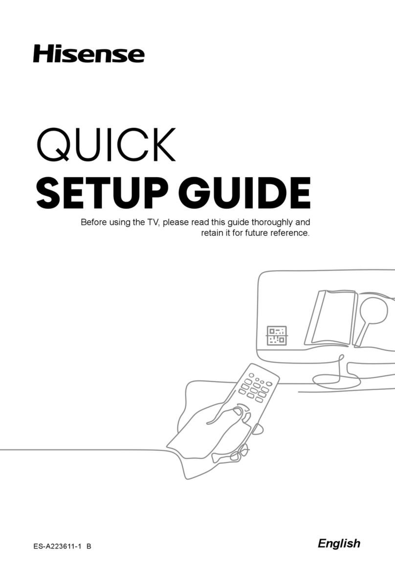 Hisense 32A4KV Quick setup guide