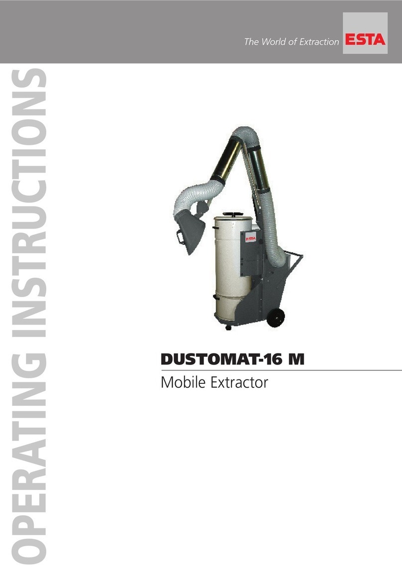 Esta DUSTOMAT-16 M operating instructions